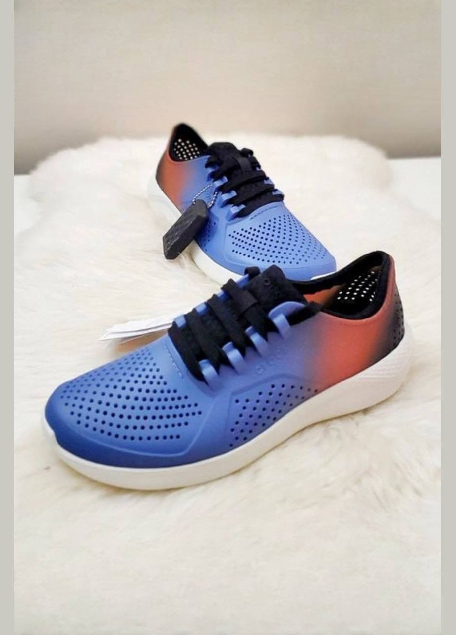Синие literide sneakers крокс кроссовки лайтрайд Crocs