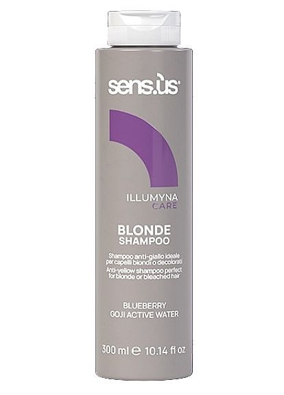 Шампунь проти жовтизни світлого волосся Illumyna Care Blonde Shampoo 300ml (1424034-24436859) Sensus (368868196)