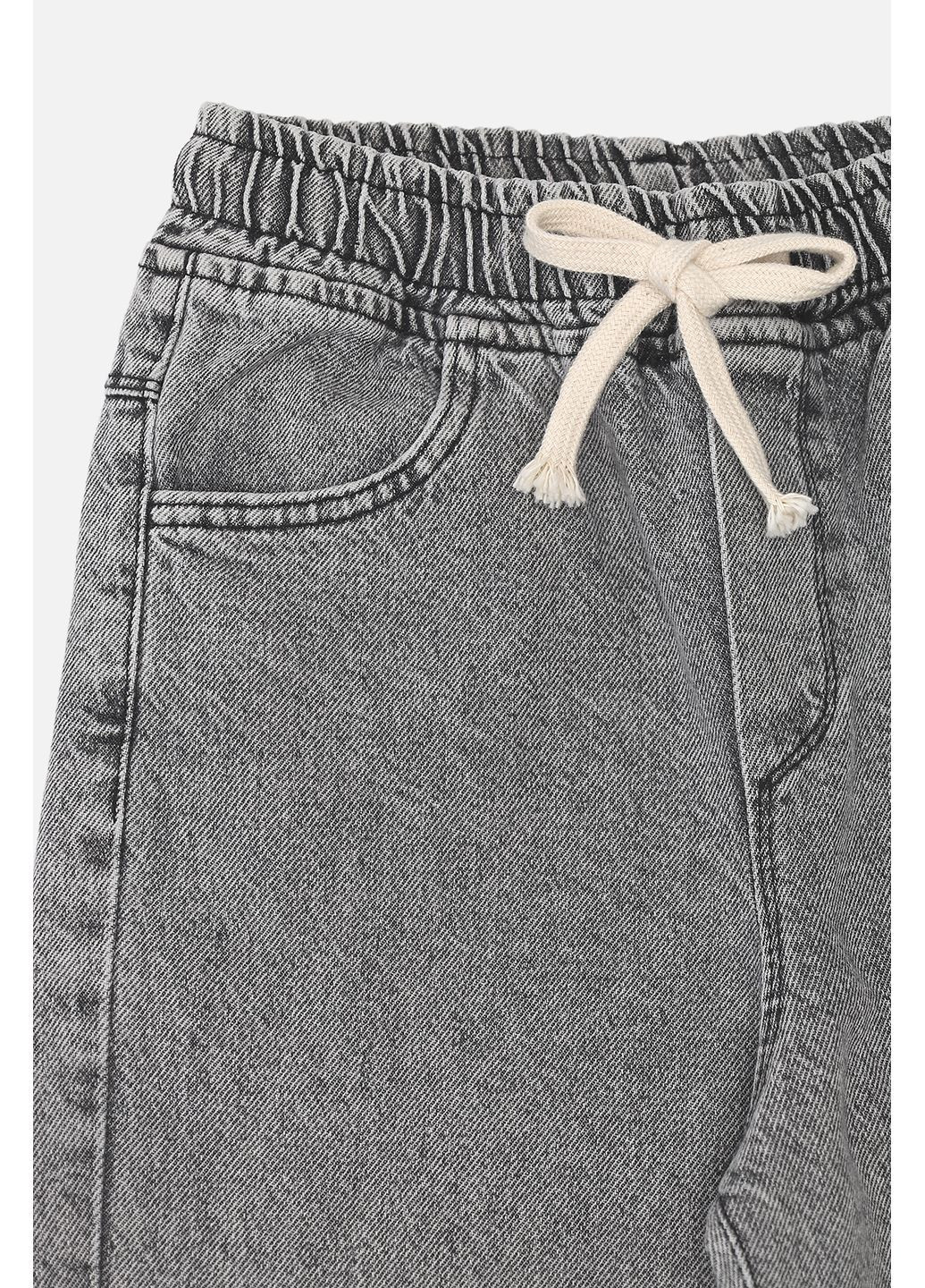 Джинси wide leg для дівчинки колір світло-сірий CB-00279912 Yuki (362025282)