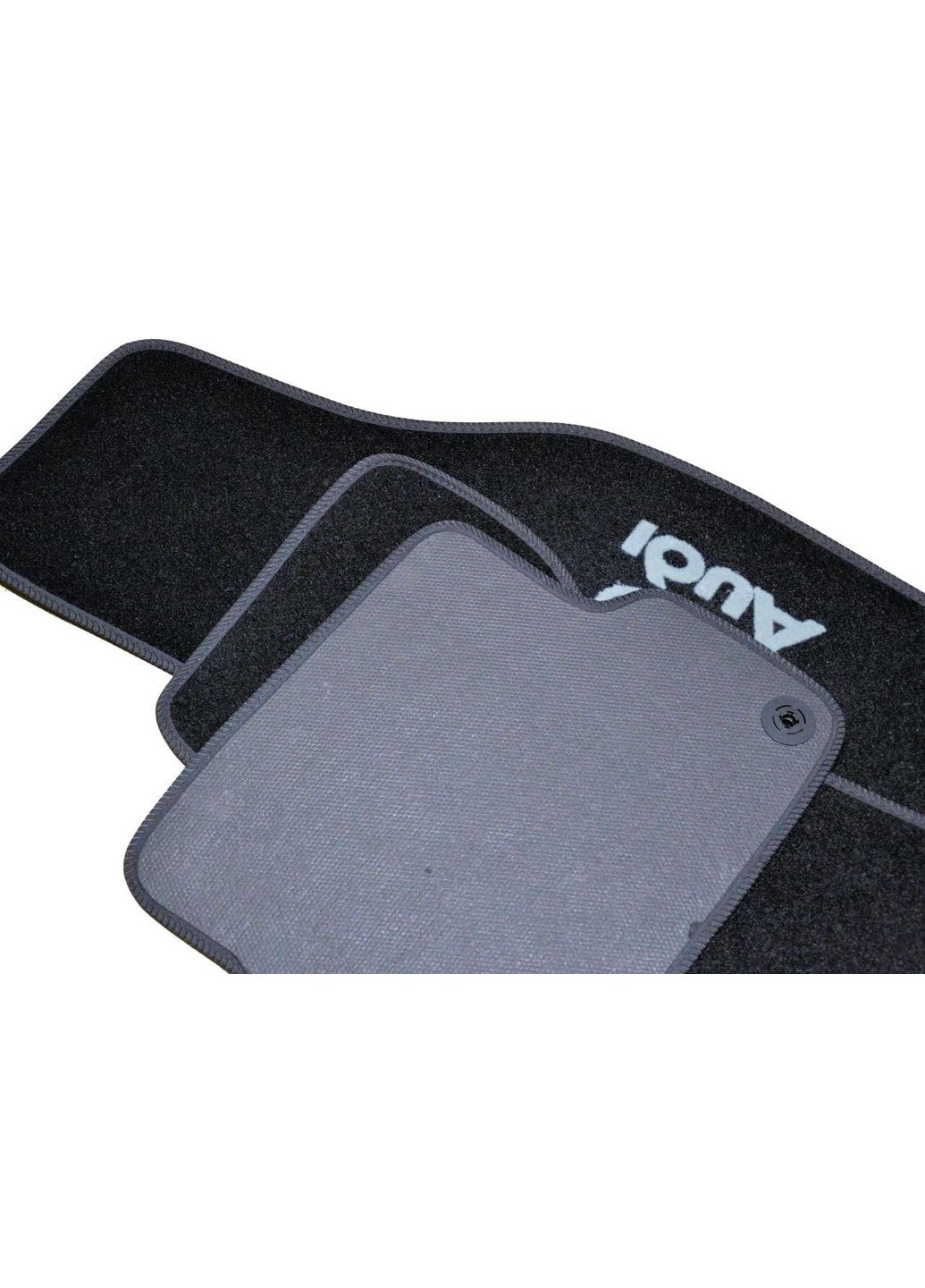 Ворсовые коврики в салон для Audi / Ауди В6,B7 (2000-2008) /Чёрные Beltex A4 (360614741)