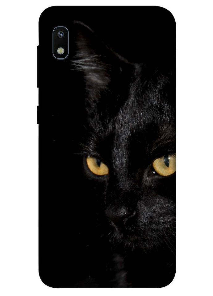 Чехол с принтом для Samsung Galaxy A10 / для самсунг галакси А10 Черный кот No Brand (339059848)
