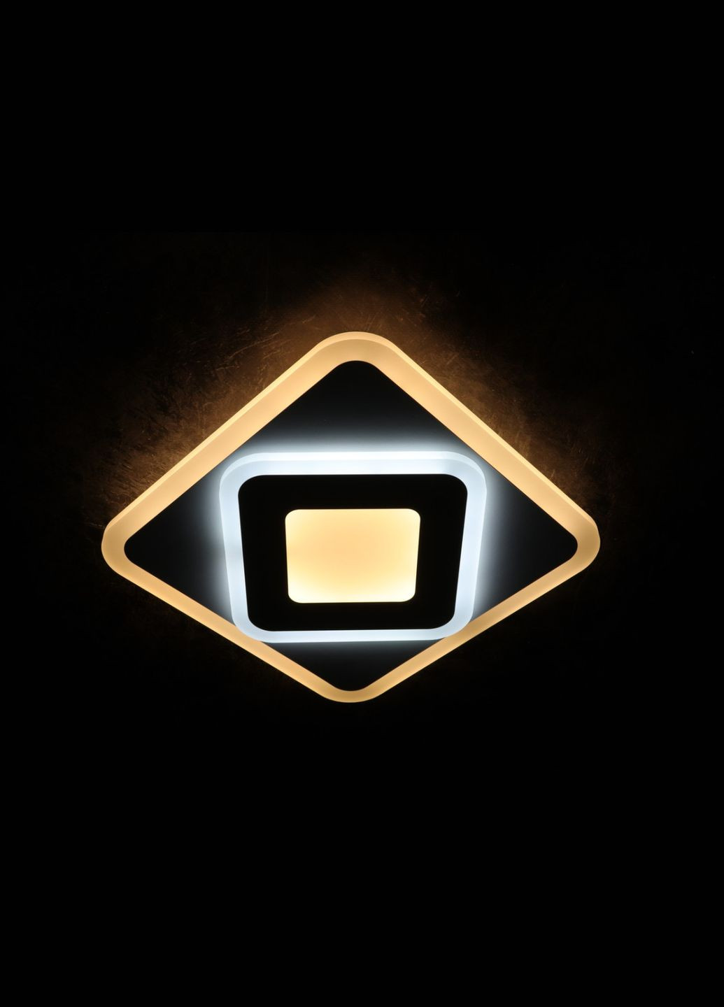 Сучасний квадратний світильник стельовий LED для кімнати кухні ванної 25127 Білий 4х30х30 см. Sunnysky (364770626)