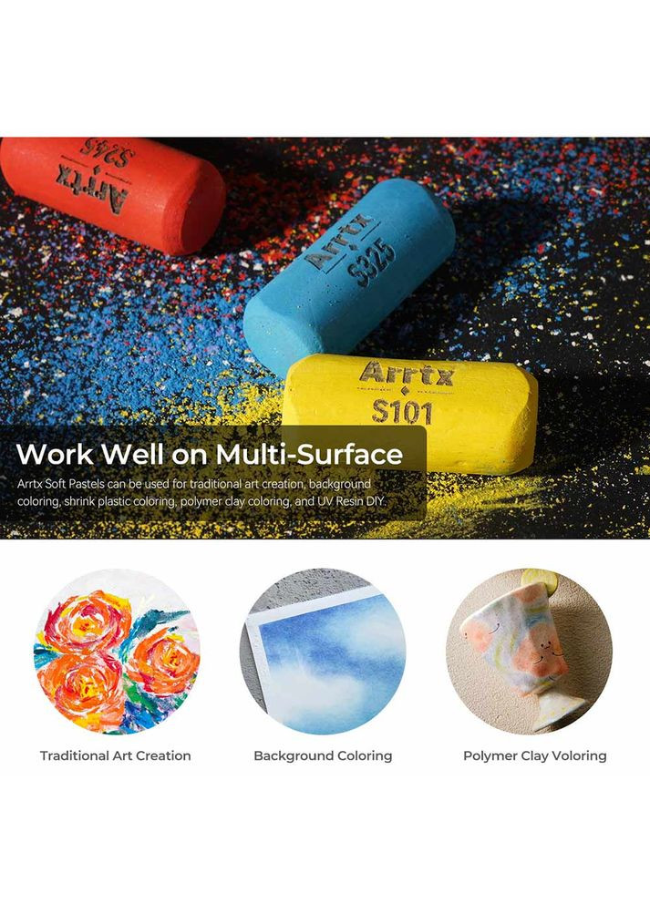 Сухий пастель ASP-0148A 48 кольорів (LC303472) Arrtx (323046295)