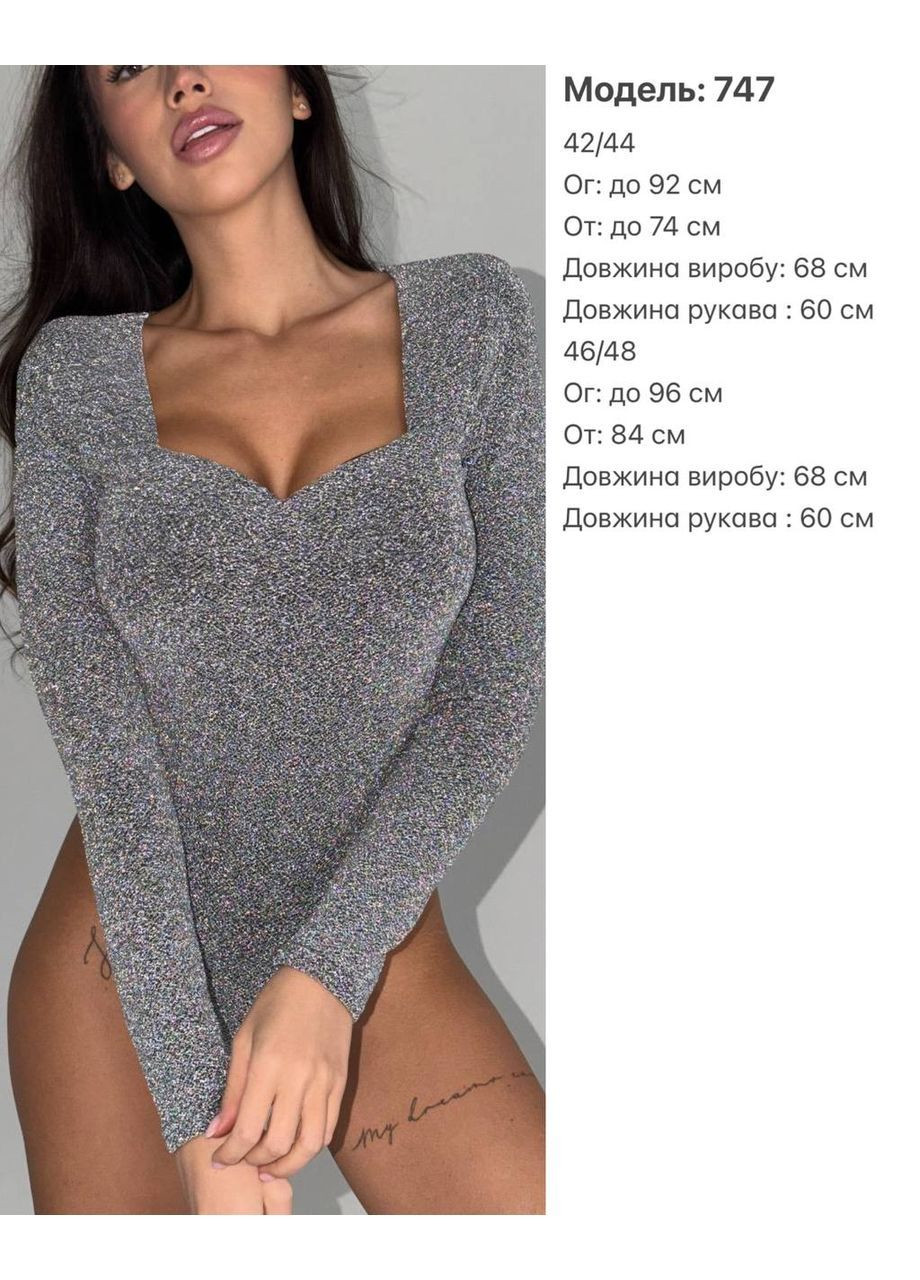 Женское боди с пушапом No Brand (369496559)