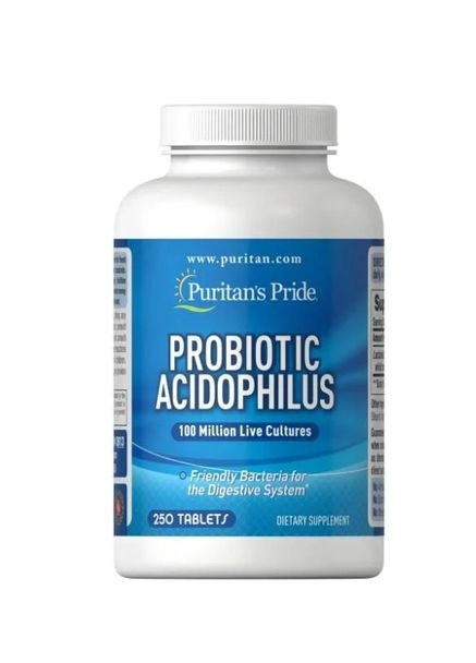 Пробіотик Probiotic Acidophilus 250 таб Puritans Pride (351865275)