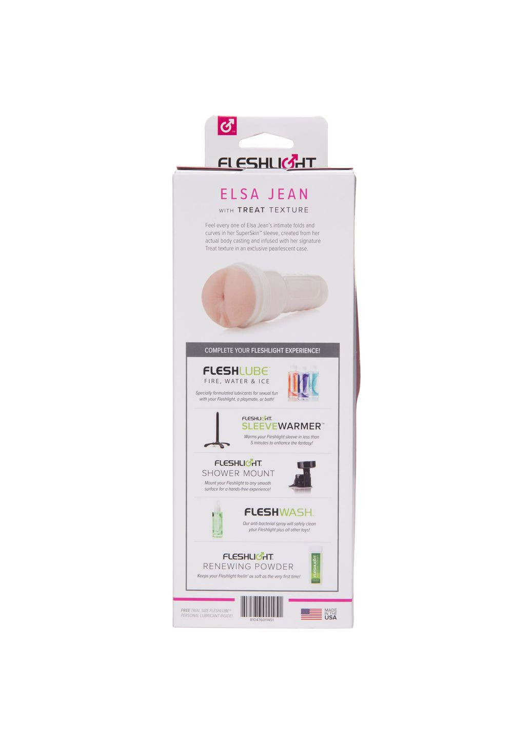 Мастурбатор Girls: Elsa Jean - Treat, из слепка ануса, очень нежный - CherryLove Fleshlight (339867132)