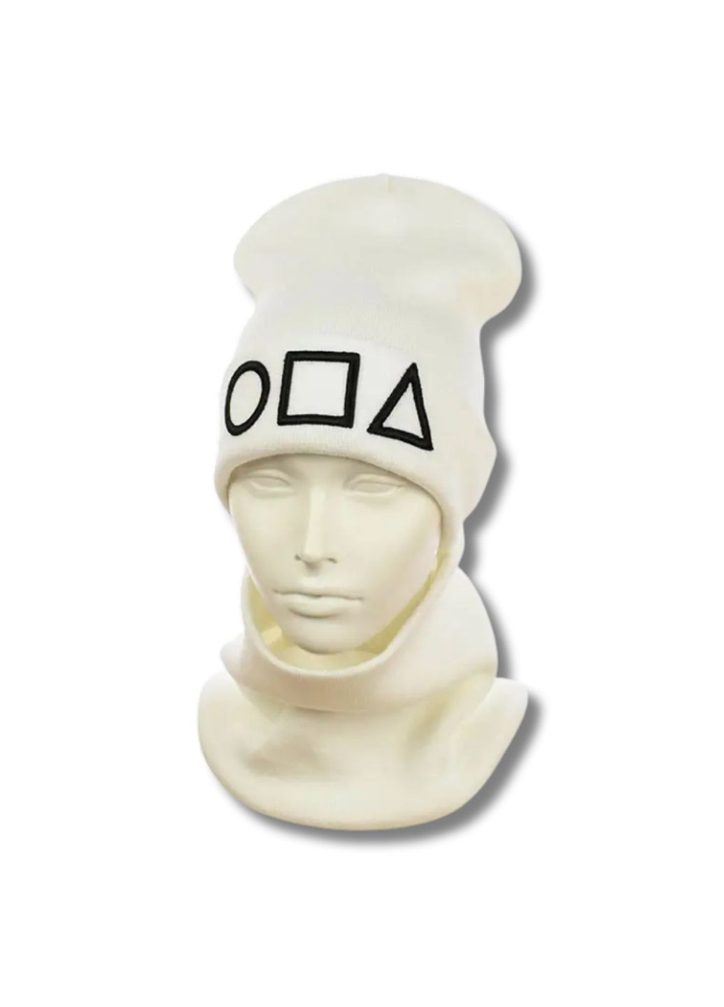 Детский демисезонный комплект шапка + снуд Игра в Кальмара / Squid Game No Brand Дитячій комплект (348418579)