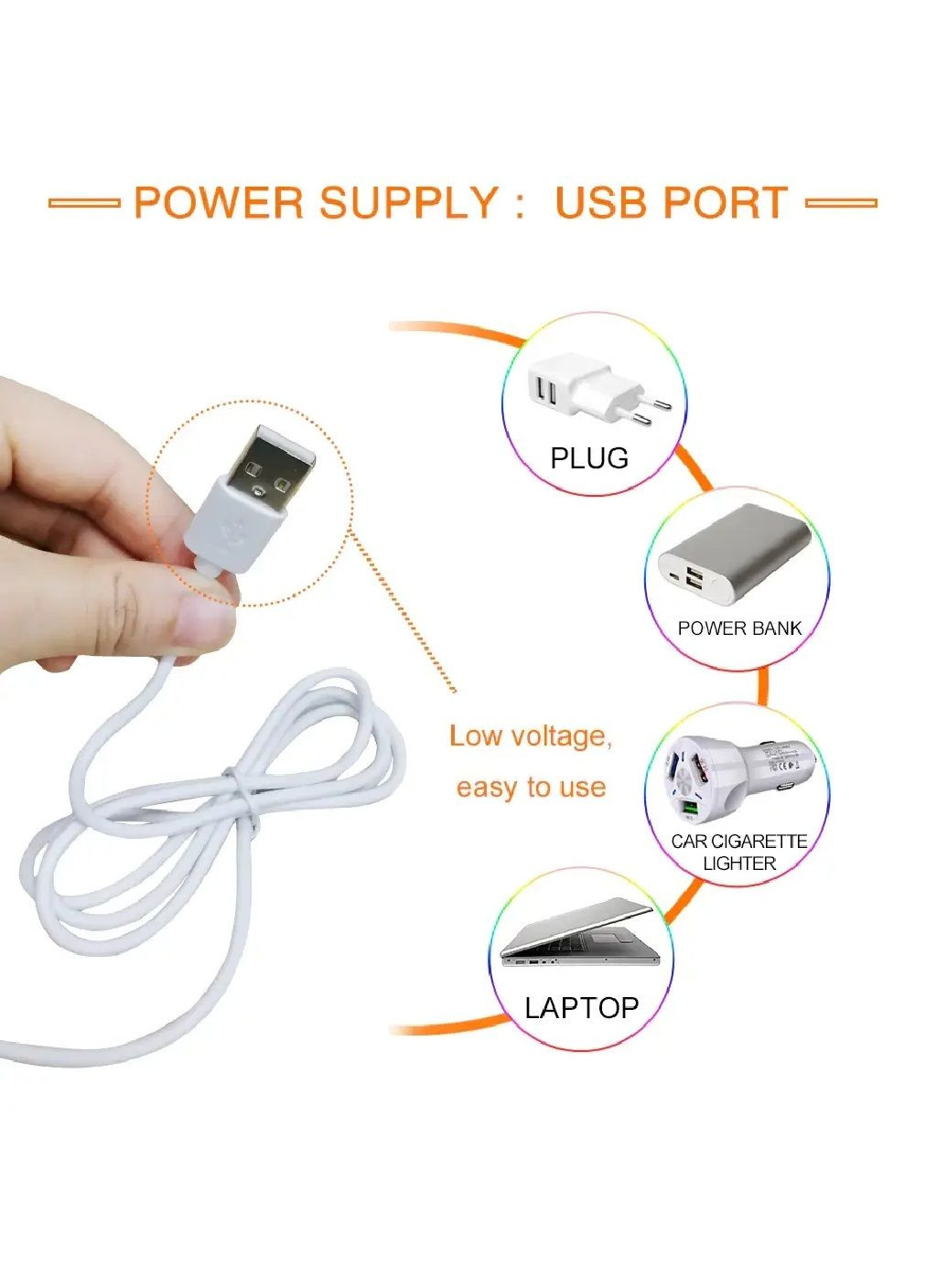 Светильник лампа ночник с датчиком движения на взмах руки для подсветки кухни шкафов полок 50х1.8х0.8 см (477664-Prob) Unbranded (298890433)