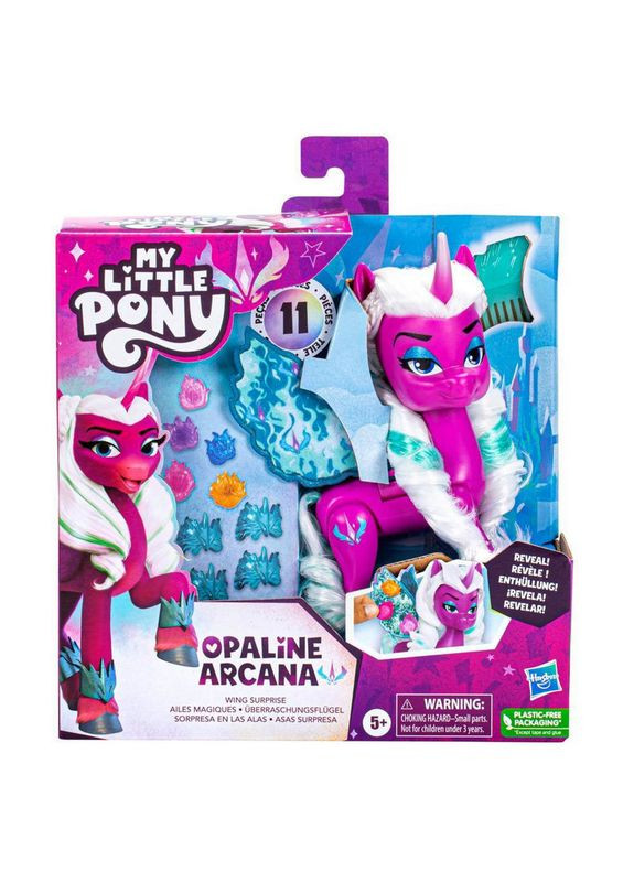 Фігурка поні Кришталева імперія Опалін Аркана My Little Pony Wing Surprise Opaline Arcana Hasbro (365841942)