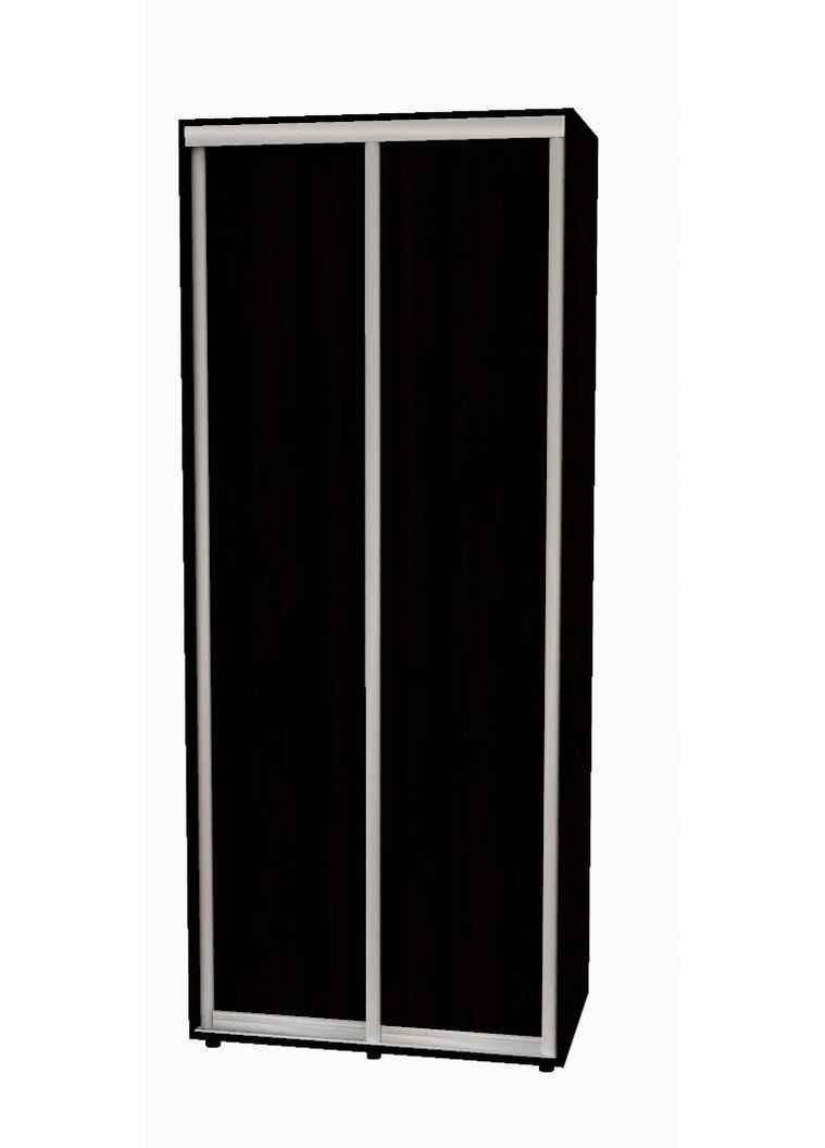 Шафа-купе дводверна 100*45*230 см Венге магія 2 двері ДСП Алекса (360477247)