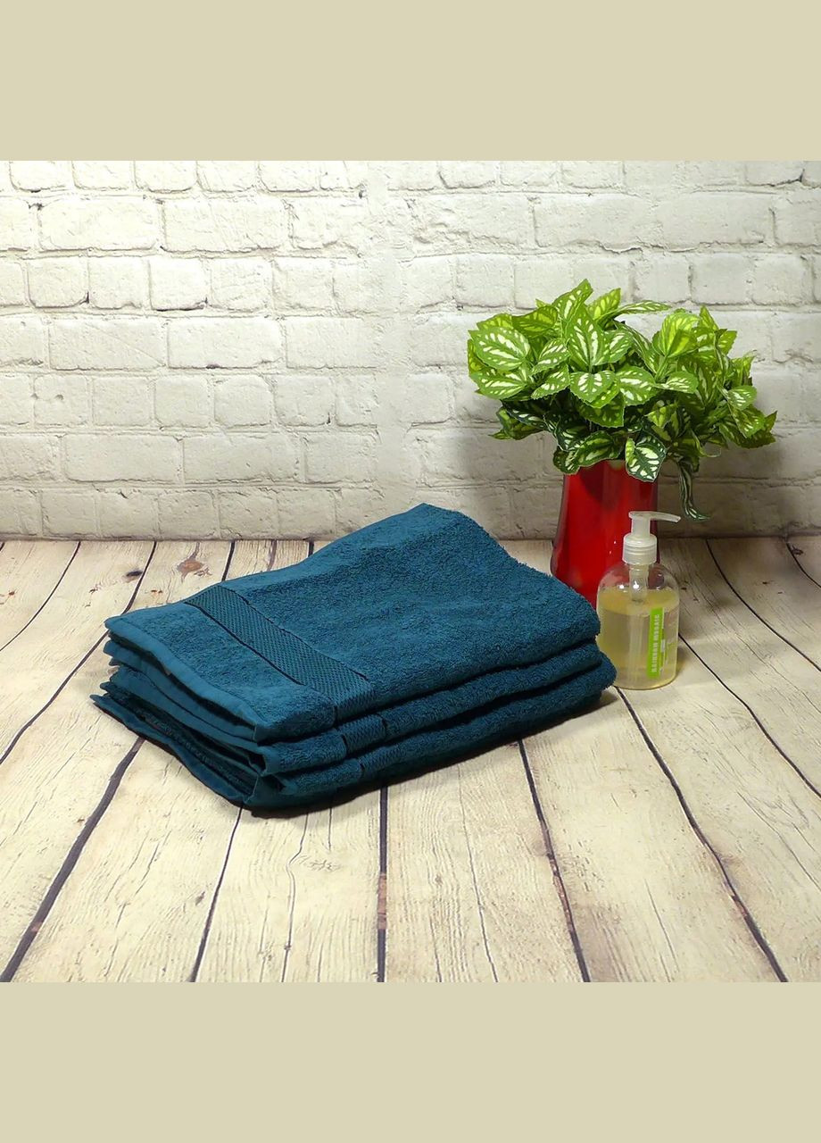 Aisha Home Textile полотенце махровое aisha - изумрудный 70*140 (400 г/м²) зеленый производство -