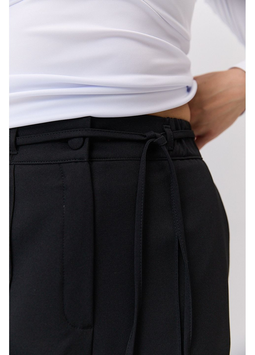 Жіночі класичні штани сірі зі строчкою спереду Arjen (361056861)