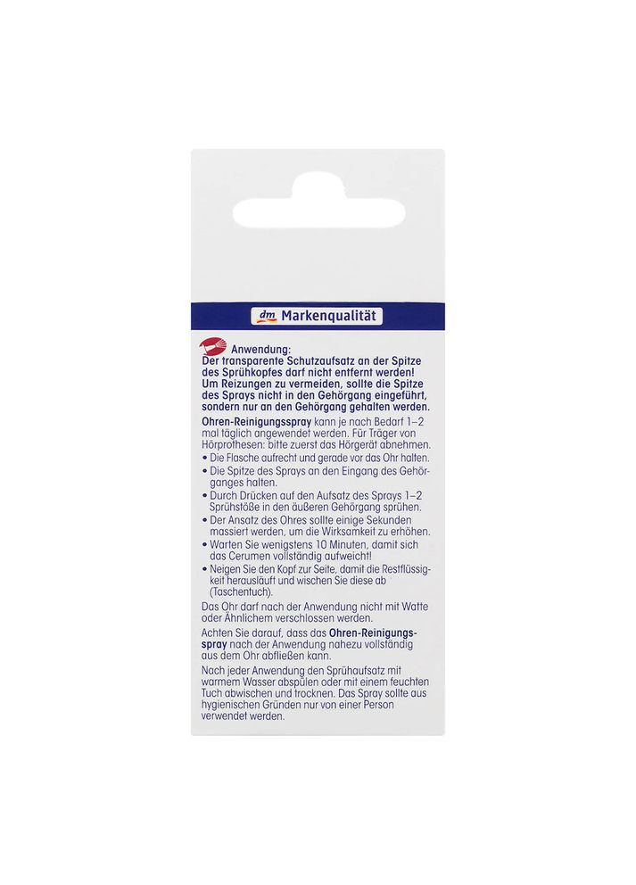 Спрей для очищення вух Ohrenspray 20 мл, від DM Mivolis (360654967)