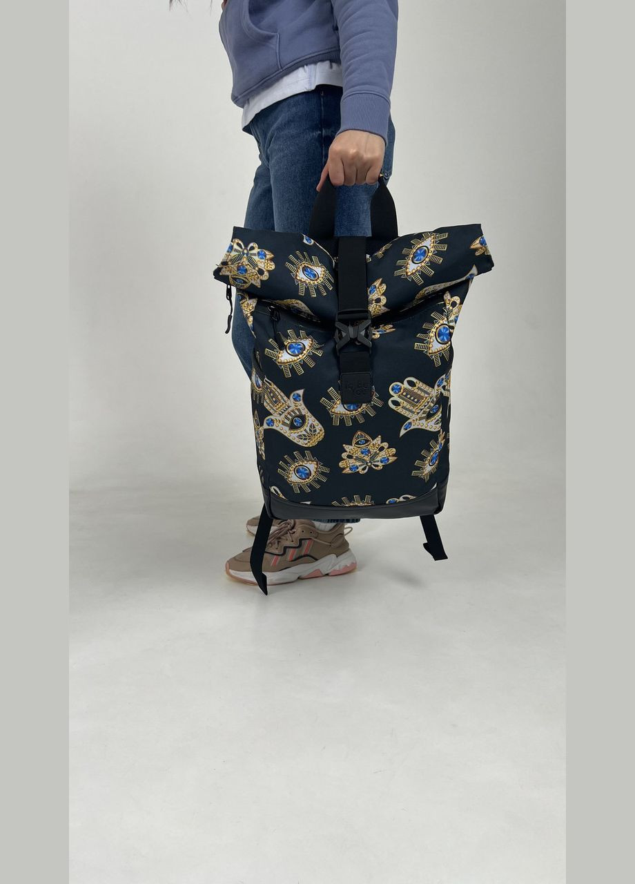 Ролтоп женский рюкзак трансформер, Rolltop Travel Eyes ToBeYou Travel Roll (280930888)