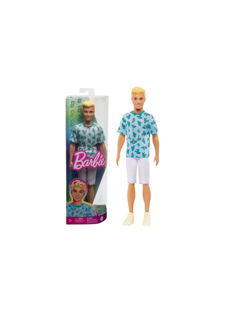 Кукла Кен "Модник" в футболке с кактусами HJT10 No Brand (363187043)