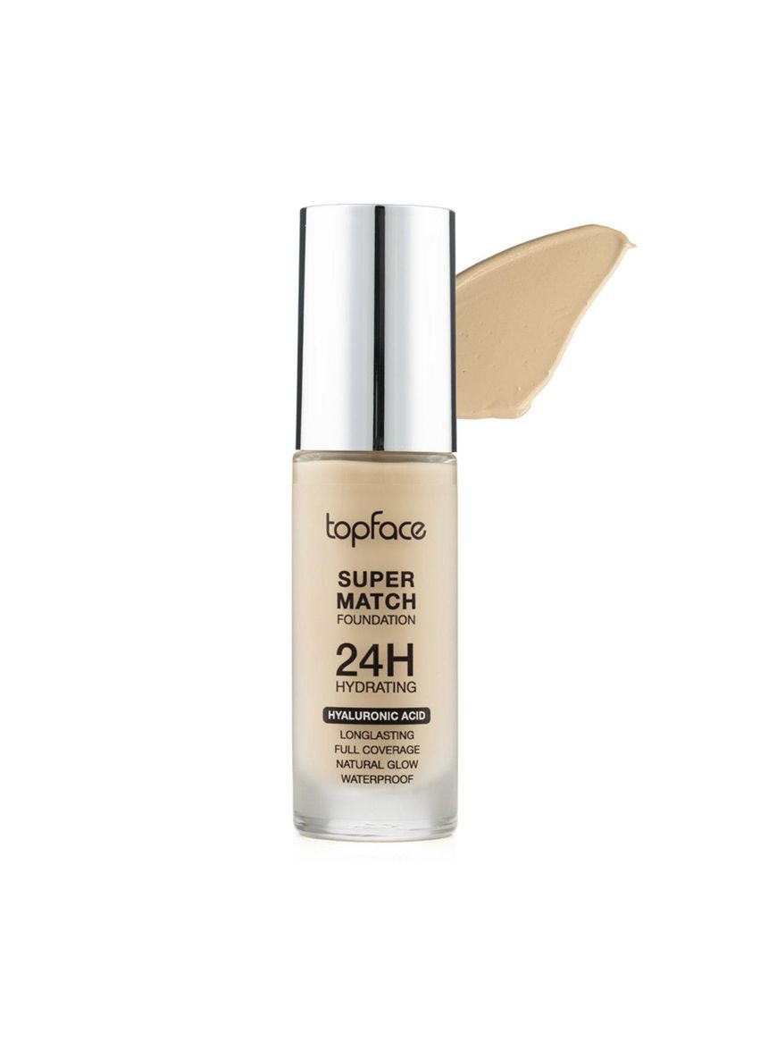 Тональный крем Super Match 24H Foundation PT475 тон 003 True Beige, 30 мл TopFace (330762449)