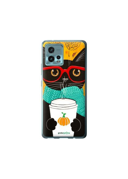 Чохол на Motorola G72 Осінній кіт "4026u-2859-2448" Endorphone (365811059)