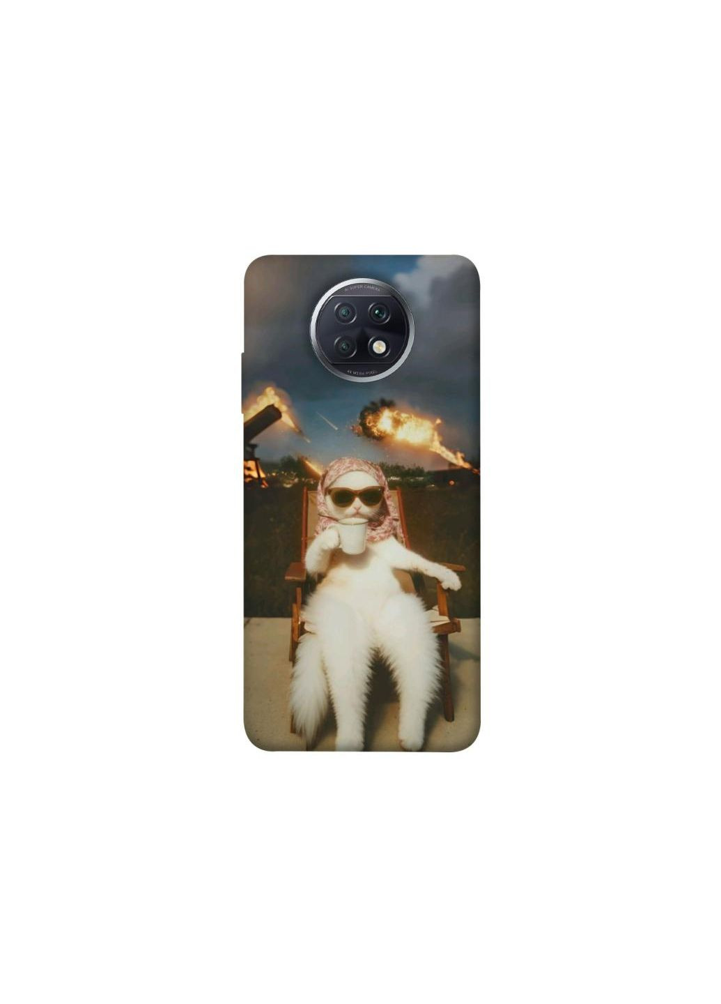 Чохол на Xiaomi Redmi Note 9 5G / Note 9T cat explosion Frontalka (356087485)