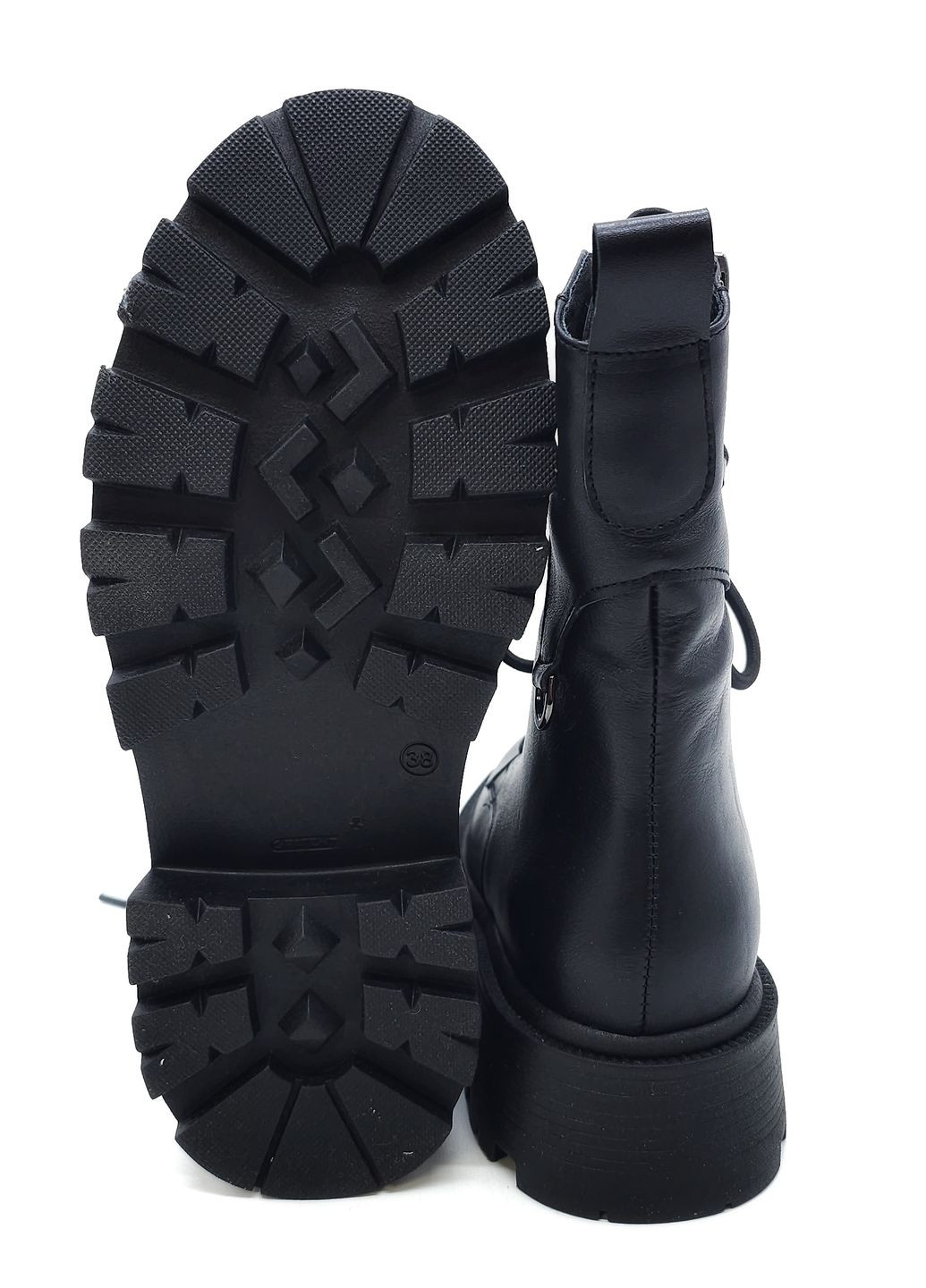 Жіночі черевики зимові чорні шкіряні FS-14-15 23 см (р) Foot Step (268213514)