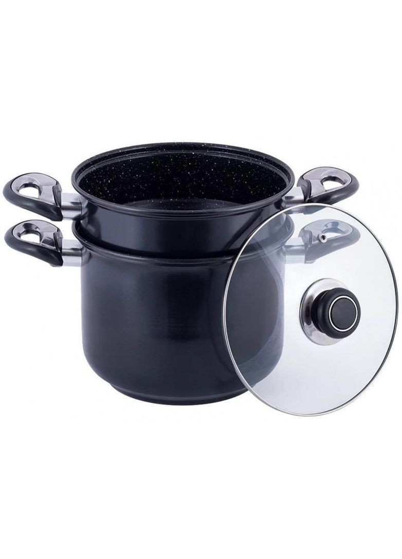 Пароварка Andrews 1-уровневая Ø28см (10л), углеродистая сталь. Kamille (330134732)