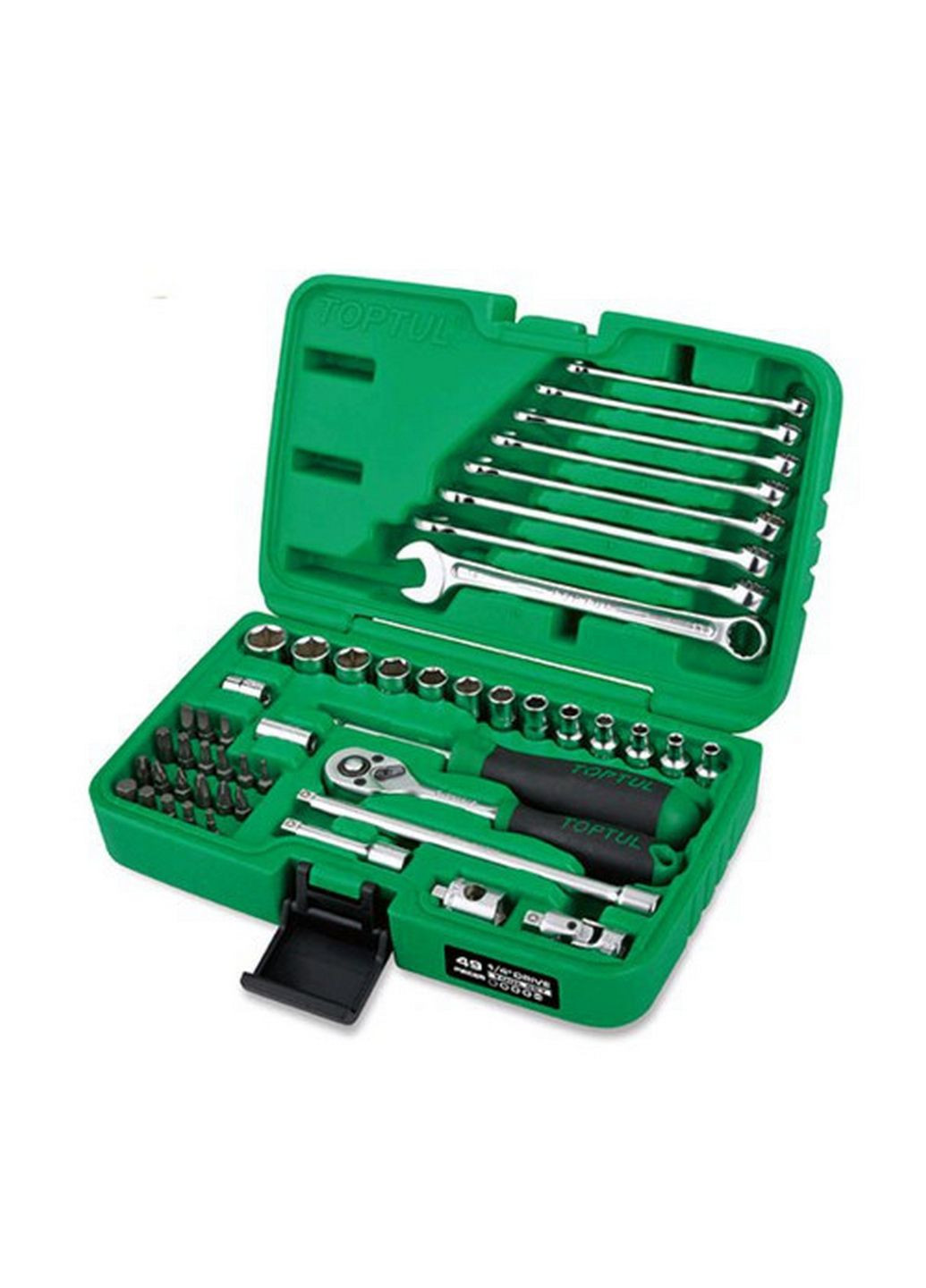 Комплект инструмента 1/4" + ключи 49ед. TOPTUL (289365375)