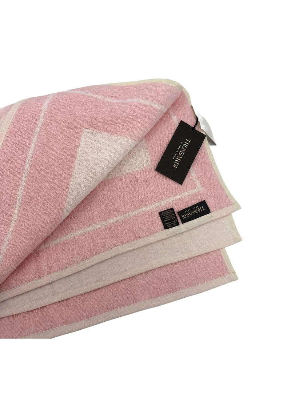 Рушник махровий, арт. 2000154, Pink, 100/180 см Trussardi рожевий
