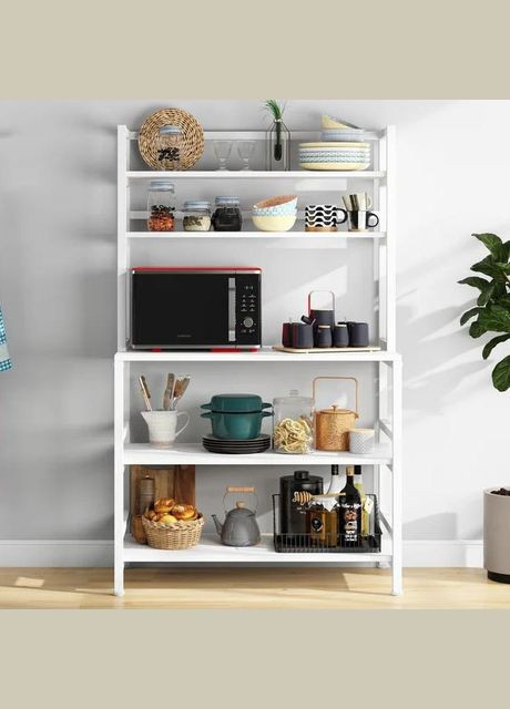 Стеллаж кухонный из дерева Холистер зефир (СТА-001820) No Brand (327866435)