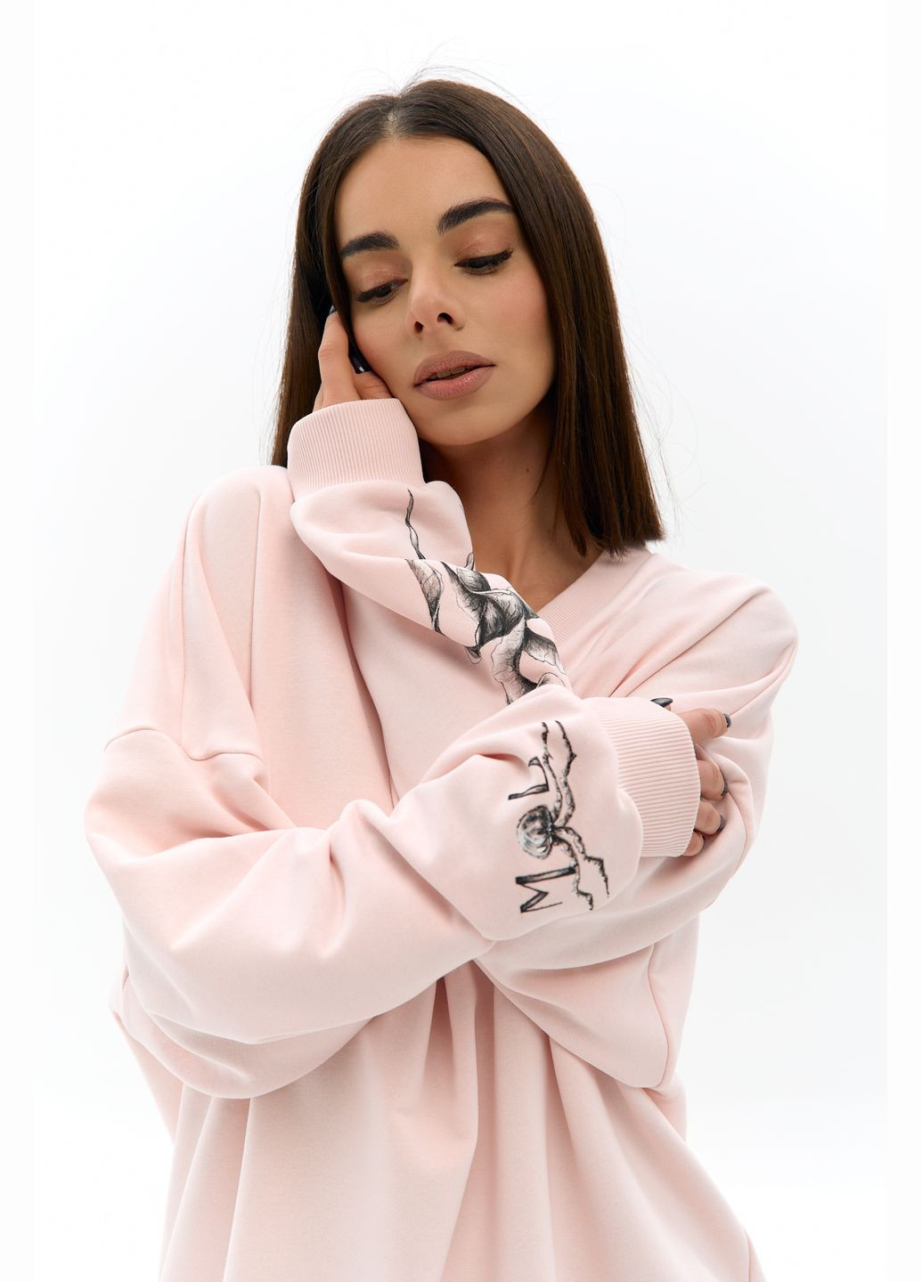 Розовый свитшот «медуза» Lavlia (323036878)