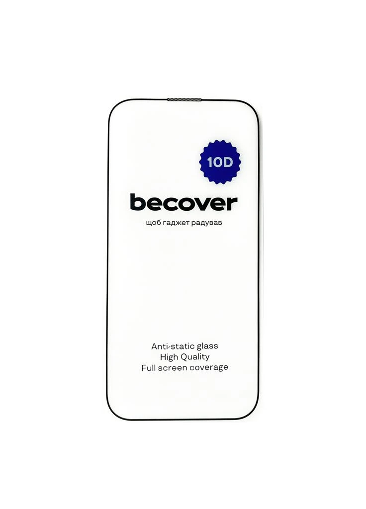 Скло захисне Apple iPhone 14 Pro Max 10D Black (711328) BeCover (393770367)