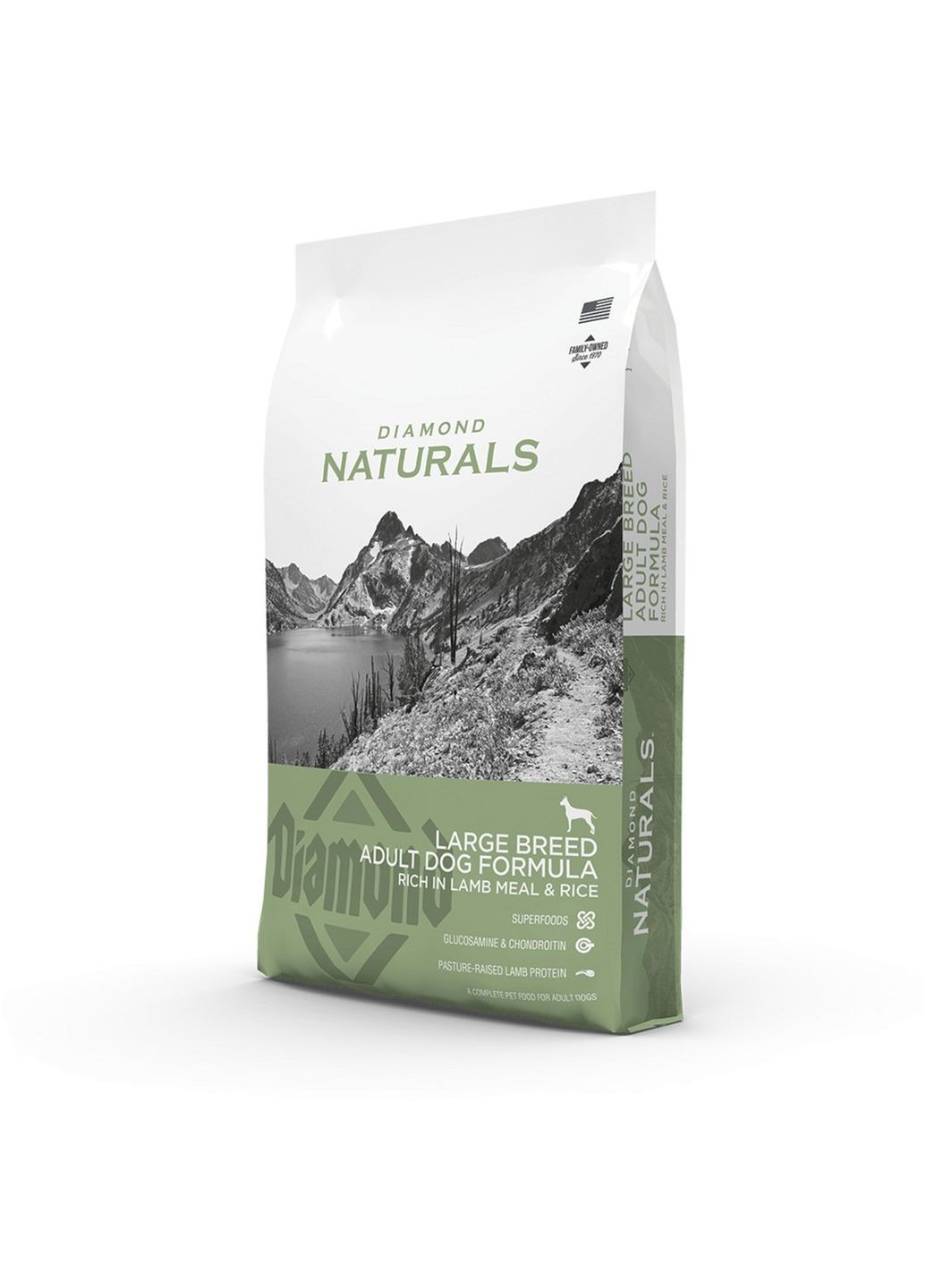 Сухой корм для собак Adult Large Breed Lamb Rice 15 кг (0074198615377) (dn10086-HT28) Diamond Naturals (366081610)