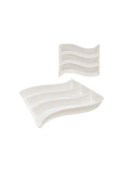 Минажниця порцелянова "Хвиля" 10" (25.5см) MC4169-10 Stenson (303627271)