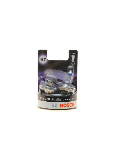 Лампа розжарювання H7 12V 55W PX26d Plus 120 Gigalight (компл. 2шт) (вир-во ) Bosch (332213066)
