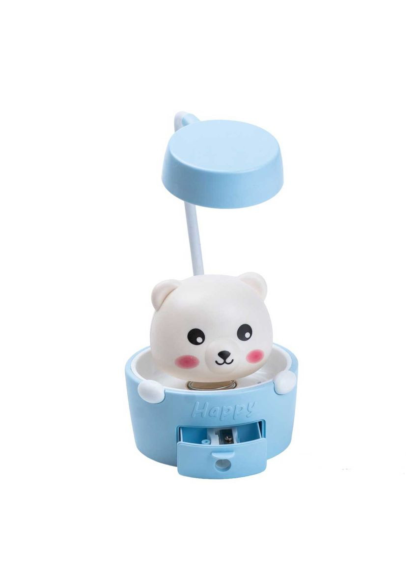 Детская настольная лампа Cute Pets с точилкой для карандашей, голубой Shenzhen HP12268B No Brand (342113758)