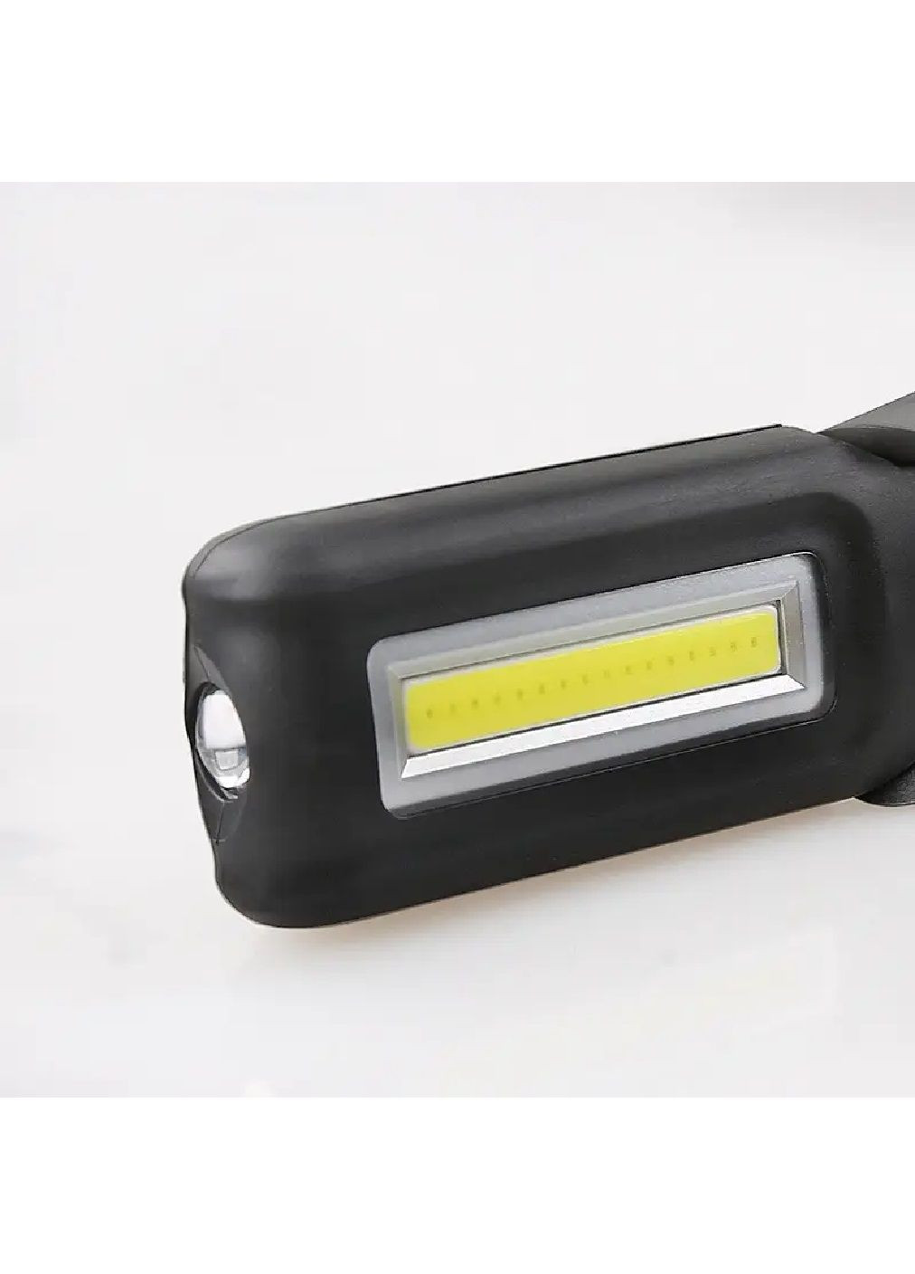Ліхтар акумуляторний з магнітним тримачем поворотною ручкою підставкою 145х41х27 мм (476268-Prob) Чорний Unbranded (278052289)