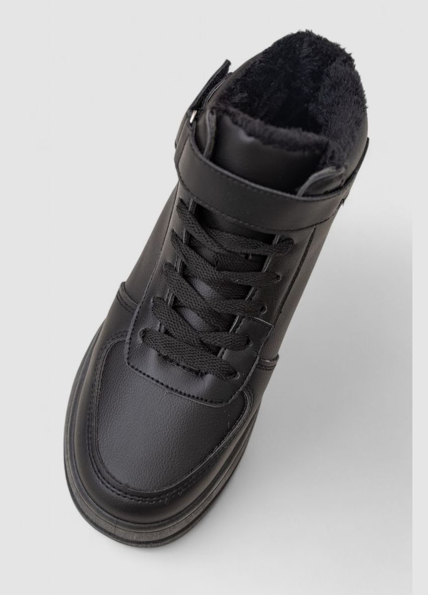 Кросівки жіночі зимові на хутрі, колір чорний, 248RQT16 Stilli чорні всесезони (313289888)