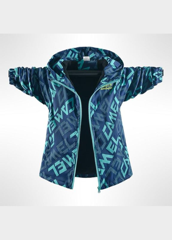 Синя демісезонна вітровка No Brand