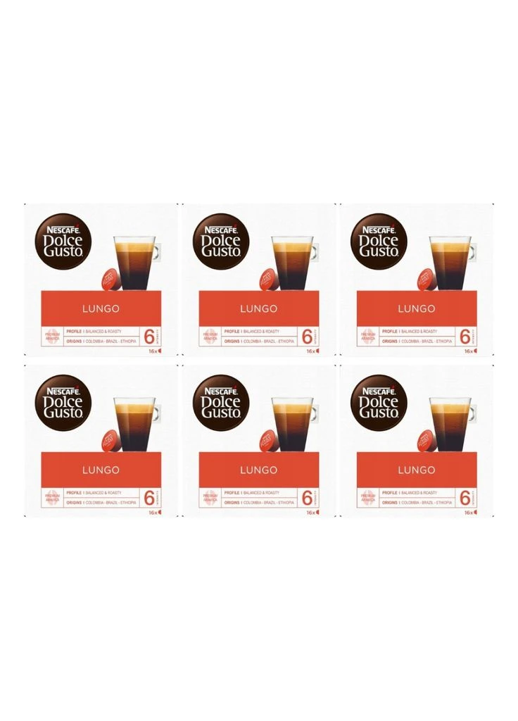 Набір кави в капсулах Nescafé Dolce Gusto Lungo – 96 капсул Nescafe (333035077)