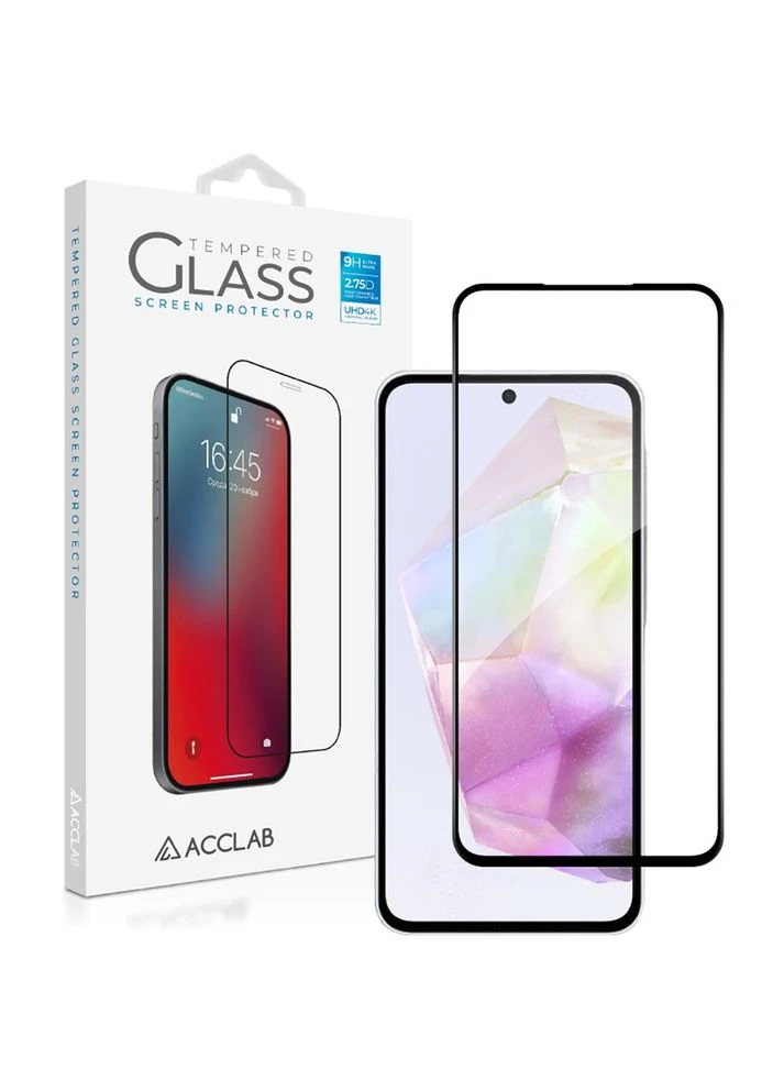 Защитное стекло Full Glue для Samsung Galaxy A36 Black (1283126608087) ACCLAB (323429010)