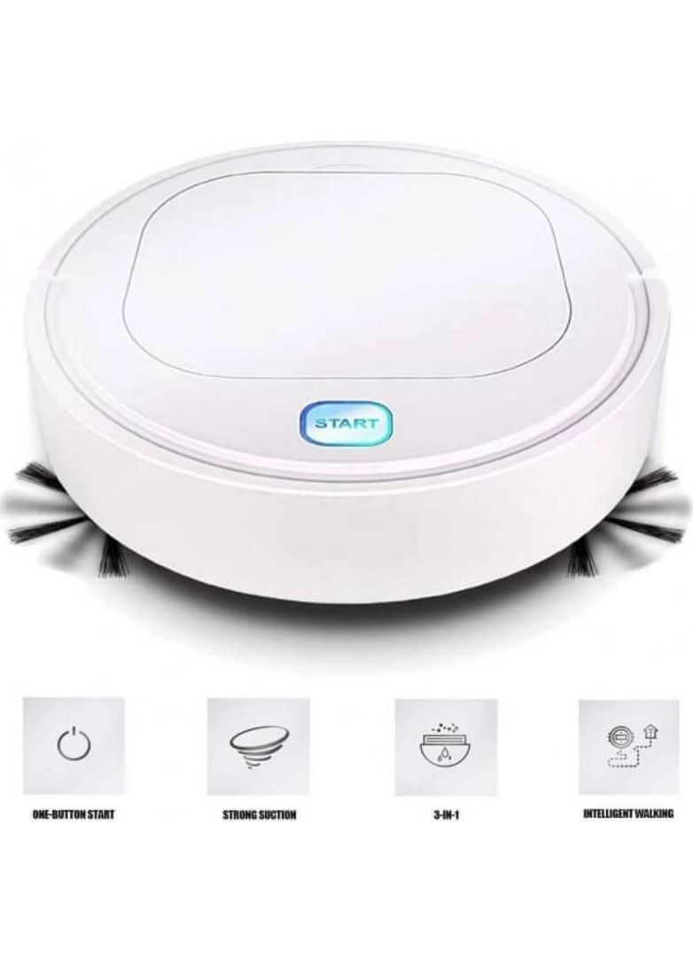 Автоматичний пилосос для сухого та вологого очищення Vacuum Cleaner ES28 білий (2104618603) No Brand (340912469)