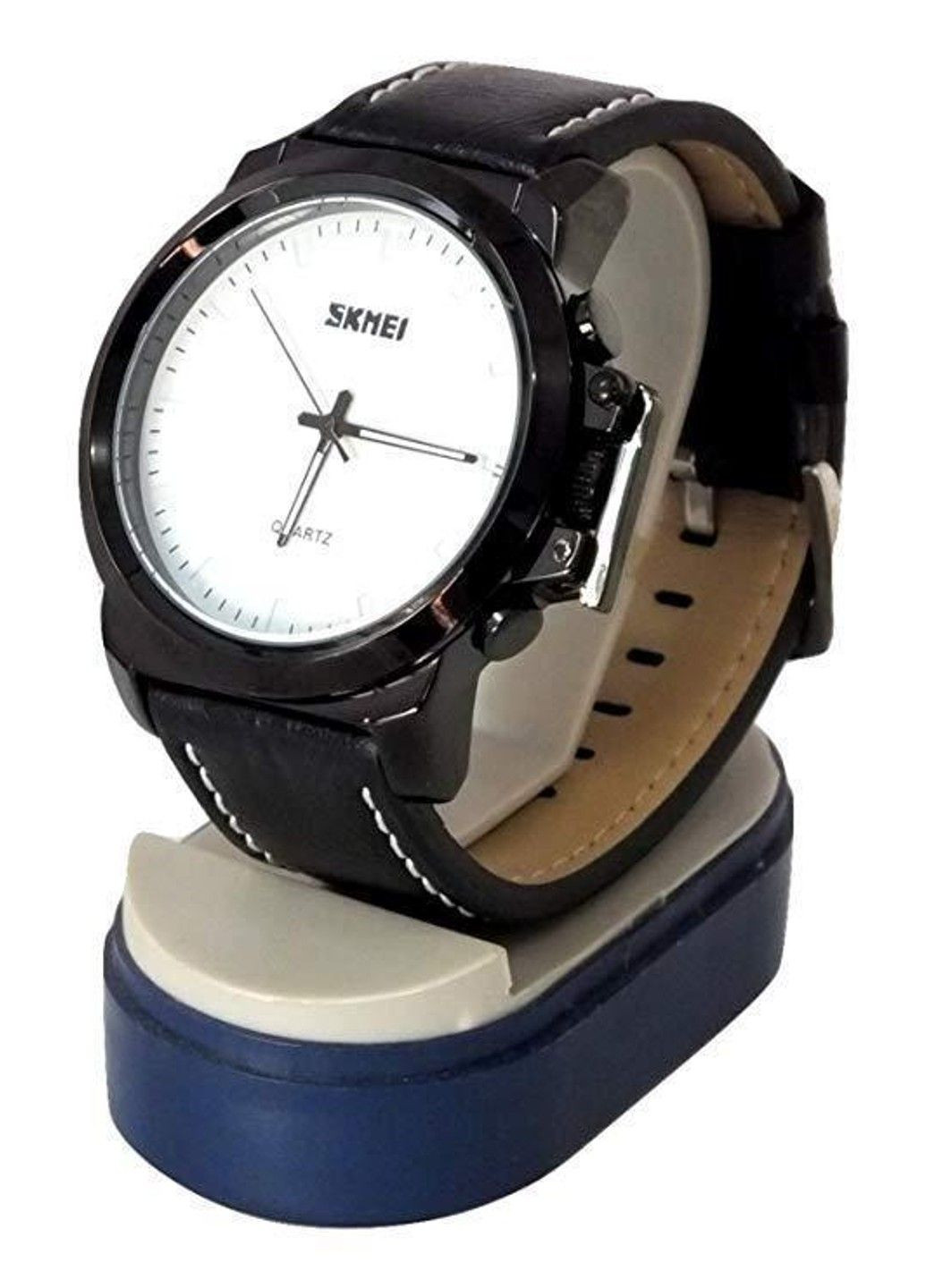 Классические мужские часы 1208 коричневая замша Skmei (313653757)