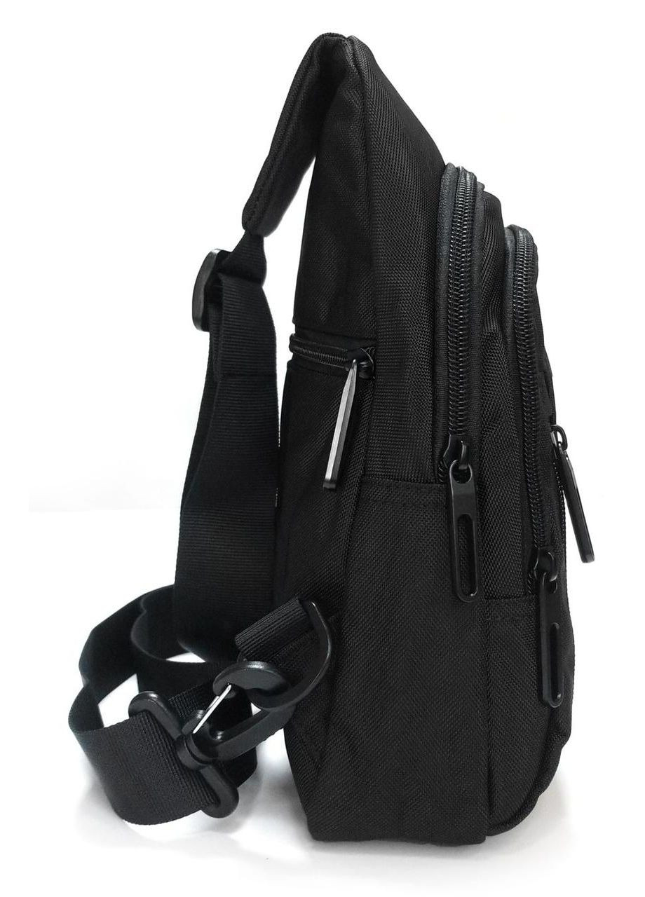 Чоловіча сумка тканинна чорна Lanpad (366293390)