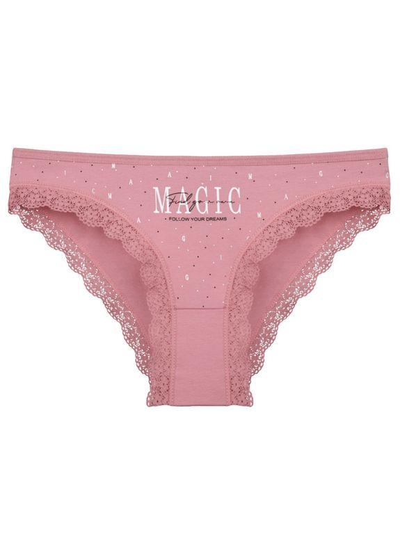 Ажурні труси сліпи з принтом MAGIC Donella Сліпи (316302937)