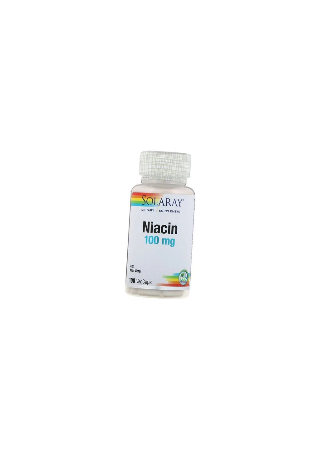 Ниацин, Niacin 100, 100вегкапс (36411075) Solaray (293255261)