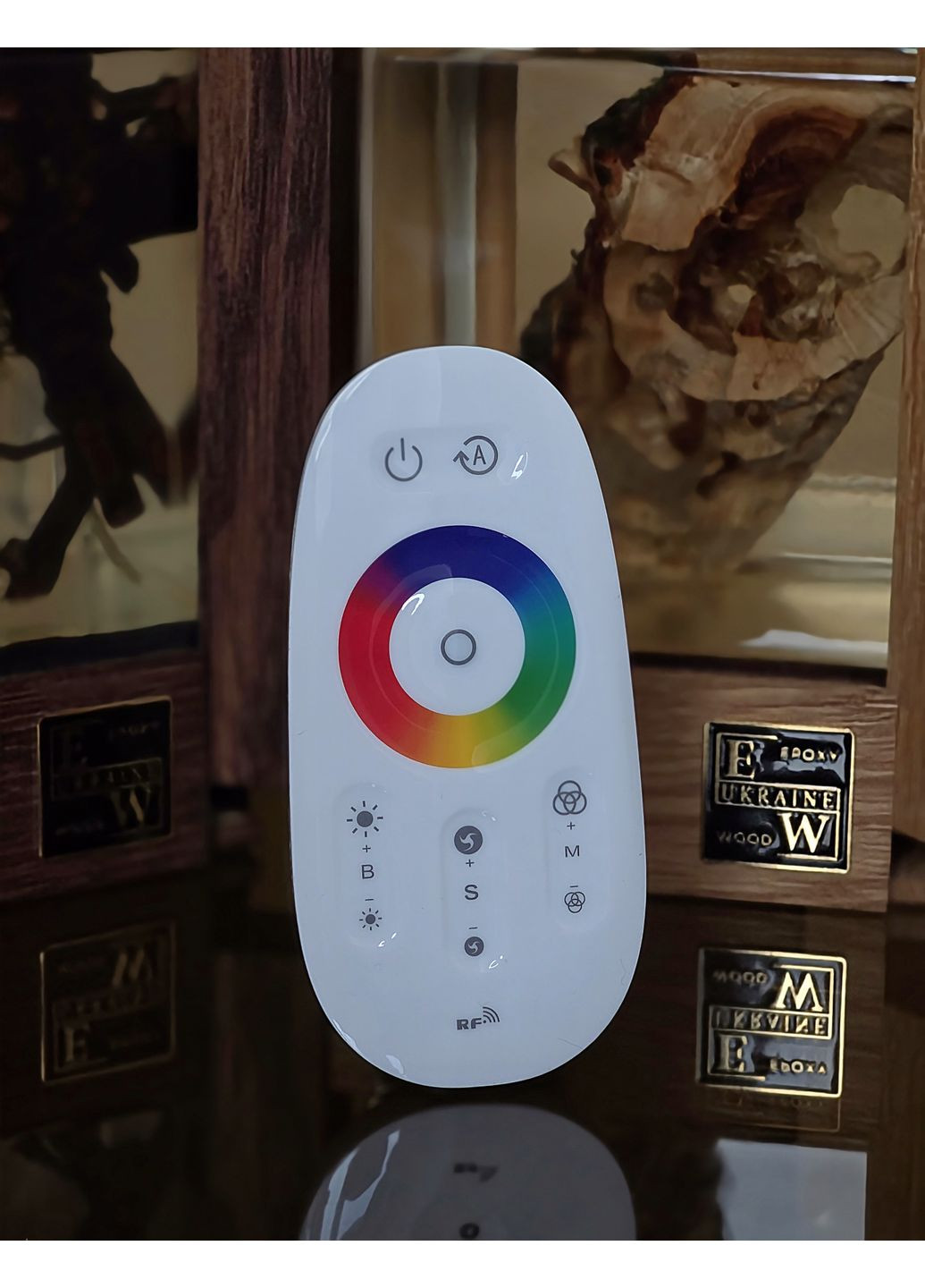 Светильник Куб Дерево коралов из эпоксидной смолы RGB 17.5 см Бежевий EpoxyWood Ukraine Куб Дерево коралів (360898028)