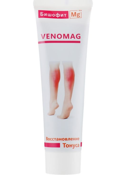 Гель для ніг Venomag проти важкості та втоми Venomag 100ml (507727-31623884) Бішофіт Mg++ (368894322)