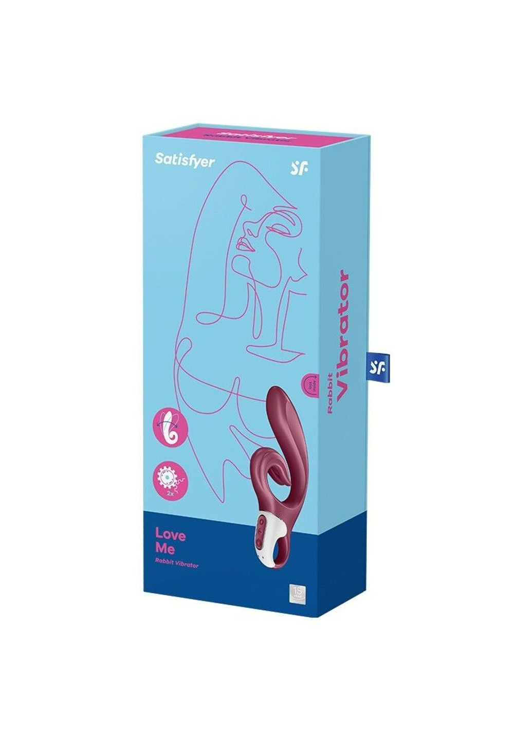 Вібратор кролик Love Me червоний Satisfyer (317256539)