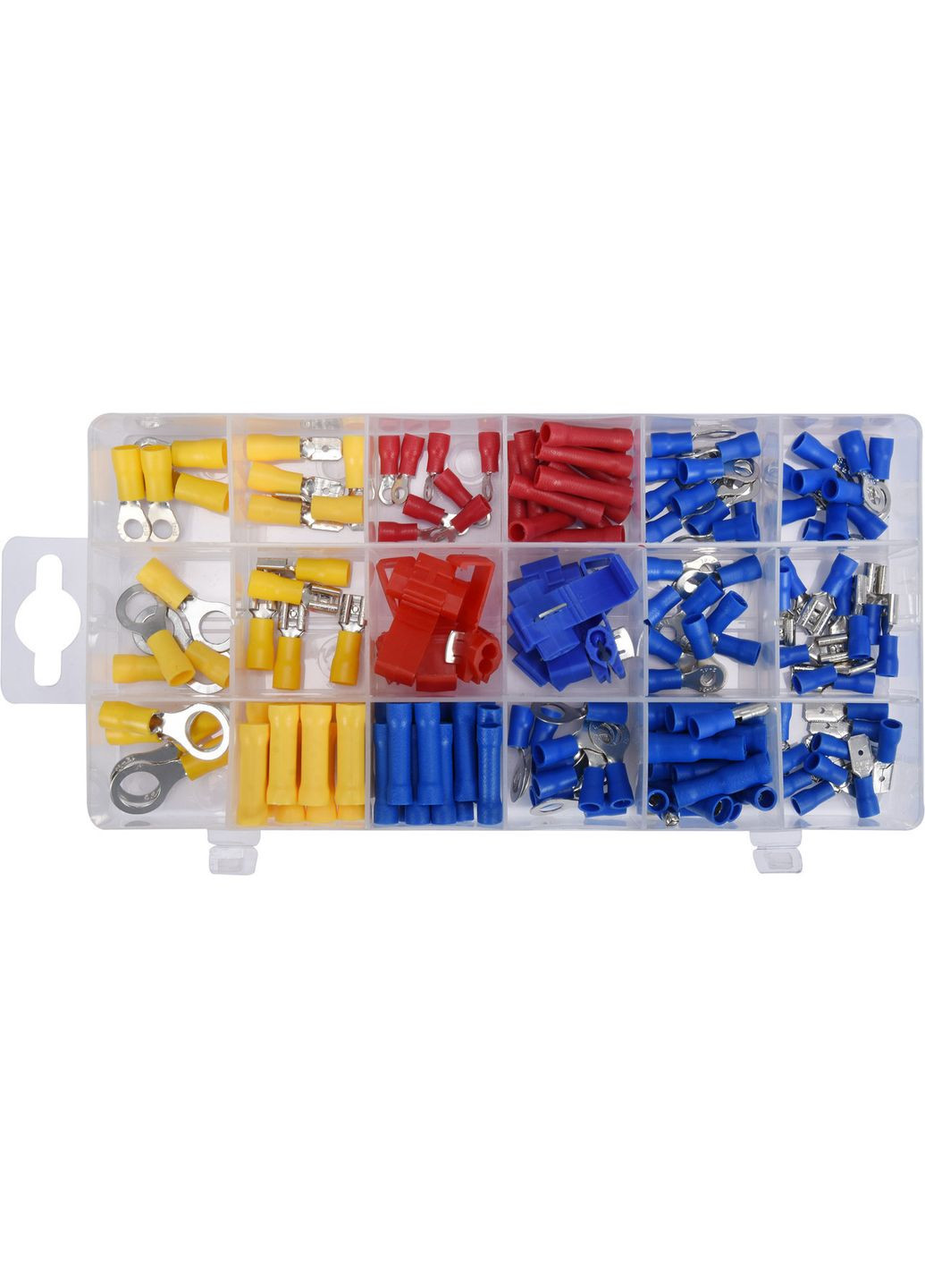 Набор электрических разъемов с изоляцией: 160 шт, в футляре YATO (350881419)