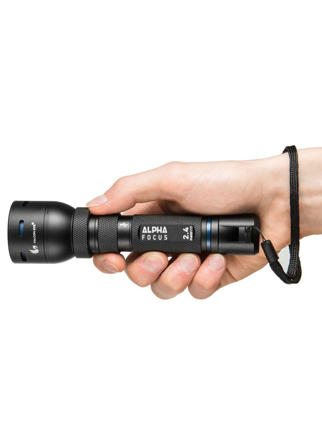 Фонарь тактический Alpha 2.4 (500 Lm) Focus USB Rechargeable (FHH0116) Falcon Eye (302364584)