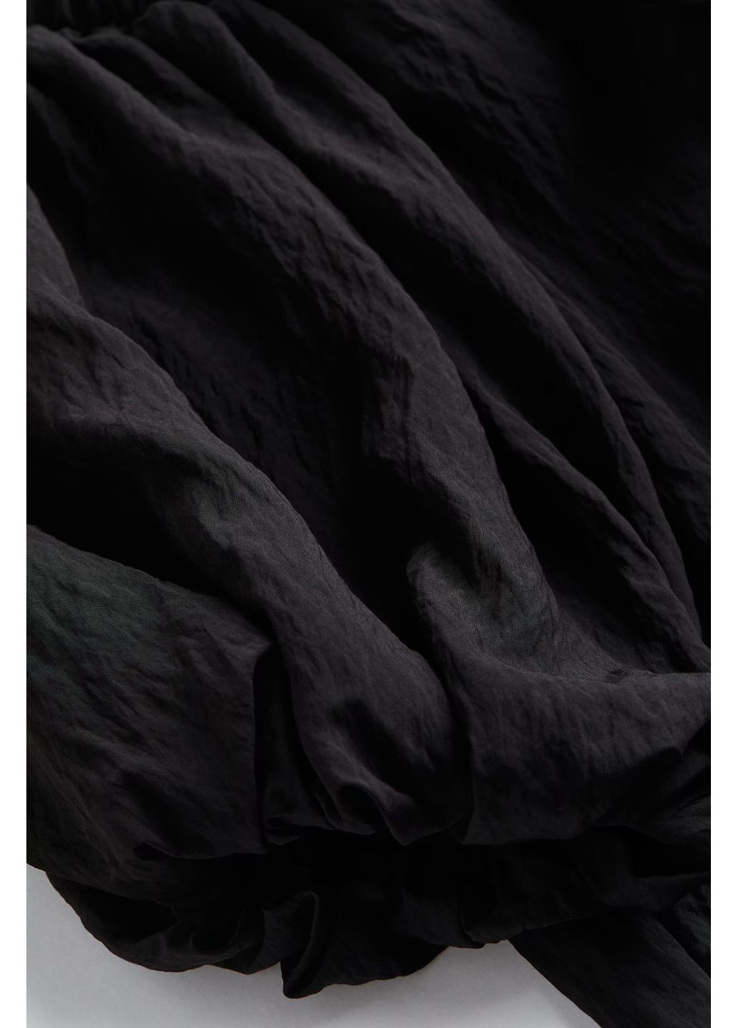 Чёрная блуза из вискозы H&M