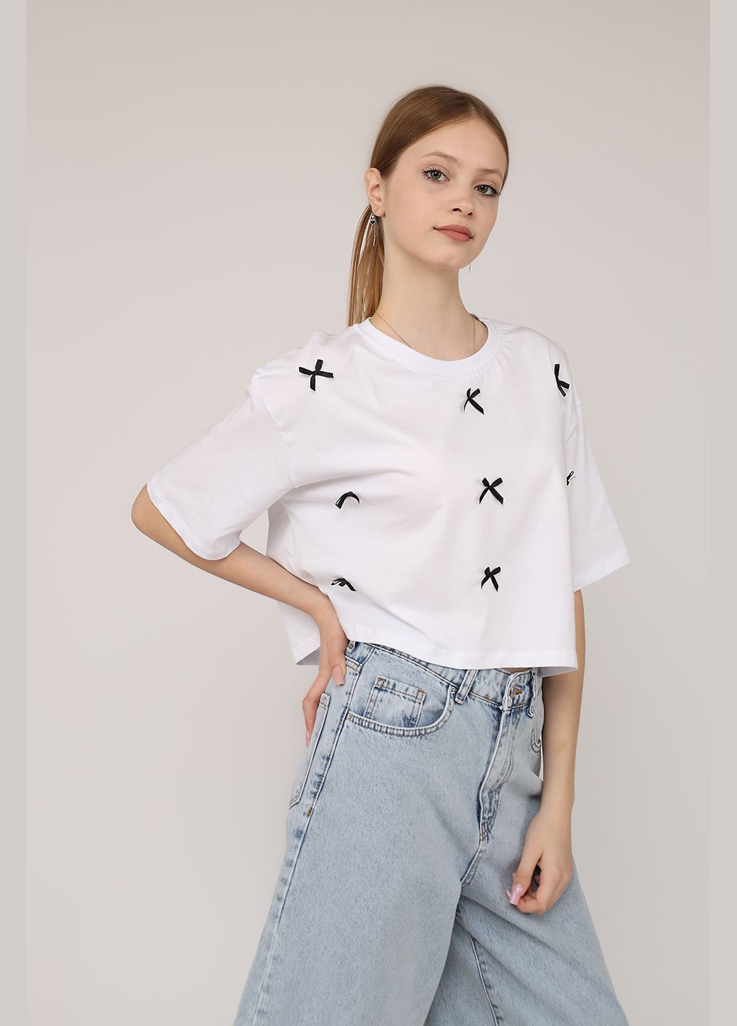 Футболка с коротким рукавом женская цвет белый ЦБ-00275598 Divon - (334257367)